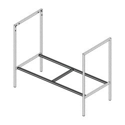 Ideal Standard Trägerrahmen Adapto, für Konsolenbeine, 1050mm, Anthrazit... IST-U8602FY 8014140450054 (Abb. 1)