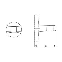Ideal Standard Wandhalter Archimodule, für Handbrause, Chrom... IST-A1520AA 4015413327343 (Abb. 1)