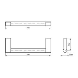 Ideal Standard Wannengriff Connect, Chrom... IST-A9159AA 4015234823932 (Abb. 1)