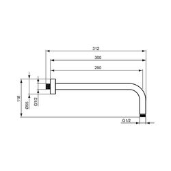 Ideal Standard Armaturen-Bundle Unterputz Connect Air Chrom... IST-A7574AA 3800861102816 (Abb. 1)