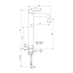 Ideal Standard Waschtischarmatur Ceraline mit Push-Open Ausld.150mm Silk Black... IST-BD137XG 3800861101505 (Abb. 1)