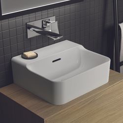 Ideal Standard Handwaschbecken Conca, ohne Hahnloch, mit Überlauf 400x350x165mm, geschliff... IST-T3877MA 8014140469353 (Abb. 1)