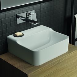 Ideal Standard Handwaschbecken Conca, ohne Hahnloch, ohne Überlauf 400x350x145mm, geschlif... IST-T3879MA 8014140469377 (Abb. 1)