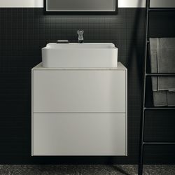 Ideal Standard Waschtisch-Unterschrank Conca, 2 Auszüge, ohne Platte, 600x505x540mm, Weiß... IST-T4355Y1 8014140465720 (Abb. 1)