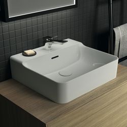 Ideal Standard Handwaschbecken Conca, ohne Hahnloch, mit Überlauf 400x350x165mm, Weiß... IST-T381101 8014140458272 (Abb. 1)