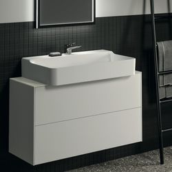 Ideal Standard Waschtisch-Unterschrank Conca, 2 Auszüge, ohne Platte, 1000x373x540mm, Weiß... IST-T4353Y1 8014140465607 (Abb. 1)