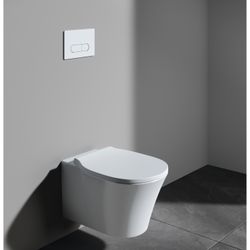 Ideal Standard Wand-T-WC Connect Air AquaBlade unsichtbare Befür 360x540x350mm Weiß... IST-E005401 5017830514138 (Abb. 1)