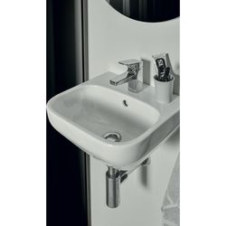 Ideal Standard Handwaschbecken i.life A 1 Hahnloch mit Überlauf 400x360x150mm Weiß... IST-T451401 8014140485827 (Abb. 1)