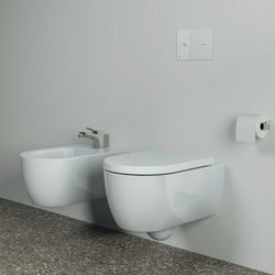 Ideal Standard Wandtiefspül-WC Blend Curve AquaBlade 360x545x340mm Weiß... IST-T374901 8014140457879 (Abb. 1)