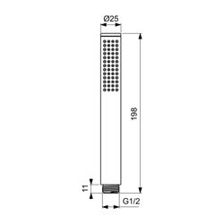 Ideal Standard Armaturen-Bundle Unterputz Ceratherm C100 Chrom... IST-A7572AA 3800861102830 (Abb. 1)