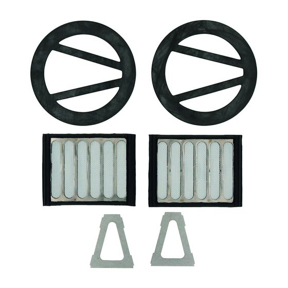 Judo 2x Sieb 1000um und Dichtung für JRSF-HW 1 1/2
