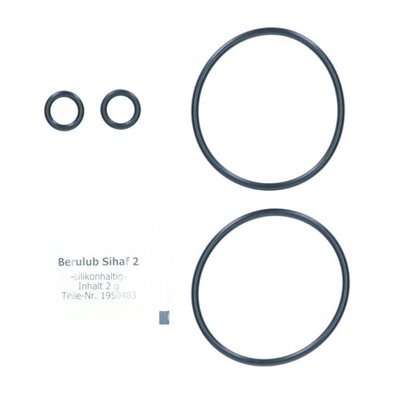 Judo O-Ringe für Keramikscheiben 10x2,5mm und 53x3mm, Ersatzteilset, 2201913