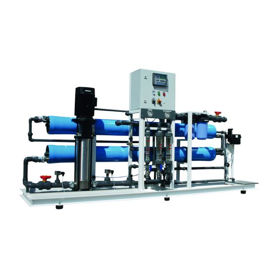 Judo Umkehr-Osmose-Anlage JOS 100 G im Rahmengestell, 5m3/h, DN 40