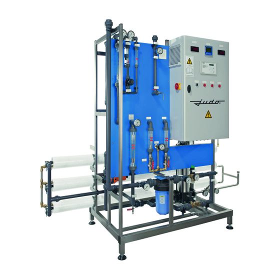 Judo Reinstwassersystem Contipure 800 Umkehr-Osmose und EDI, 800l/h