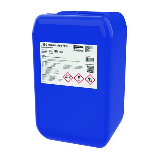 Judo Natriumchlorit-Lösung 7,5 Prozent für Oxidos Chlordioxidanlagen, 25 kg
