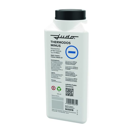 Judo Thermodos Minus JTH-Minus zur pH-Absenkung im Heizwasser, 1 Liter