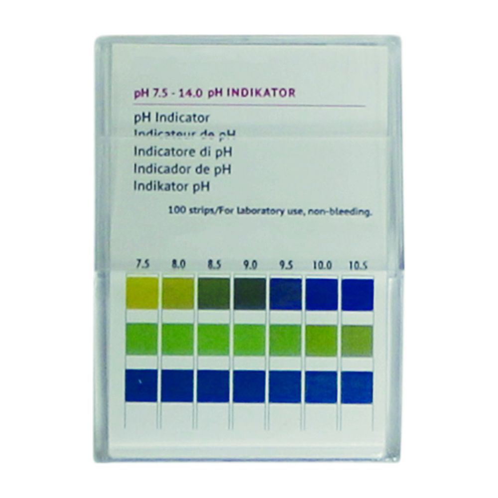 Judo Messbesteck pH-Wert 7,5 - 14 Teststäbchen zur Überwachung des pH-Wertes, 100 Stück... JUDO-8742132 4038097004799 (Abb. 1)