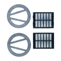 Judo 2x Sieb 500um und Dichtung für JRSF 1 1/2" - 2", Ersatzteilset, 2030212... JUDO-2030212 4038097046072 (Abb. 1)