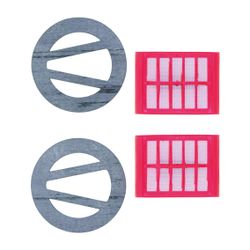 Judo 2x Sieb 1000um und Dichtung für JRSF 1" - 1 1/4", Ersatzteilset, 2030218... JUDO-2030218 4038097046102 (Abb. 1)