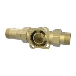 Judo Quickset JQE 1" RV Einbau-Drehflansch aus Messing mit Außengewinde und Verschraubung... JUDO-8250037 4038097065172 (Abb. 1)
