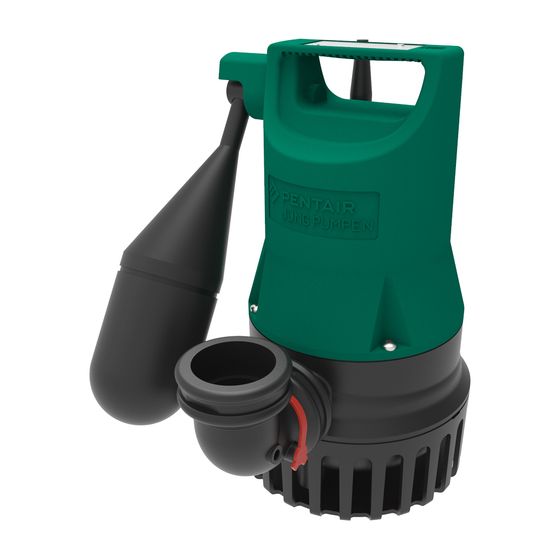 Jung Pumpen Schmutzwasserpumpe U3 KS Spezial 230V mit Schaltung, 4m Leitung