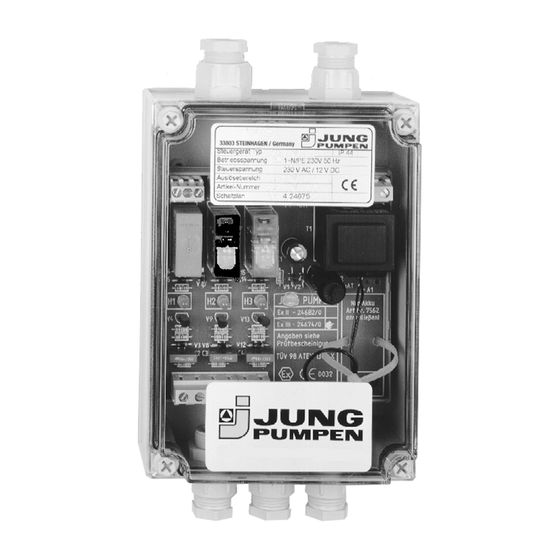 Jung Pumpen Hilfsschaltgerät EXH-B
