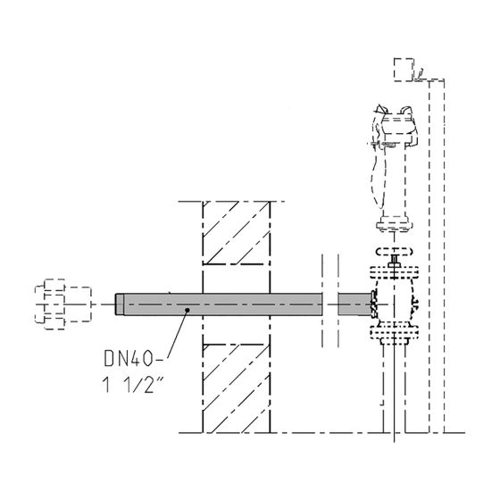 Jung Pumpen Wanddurchführung DN 40