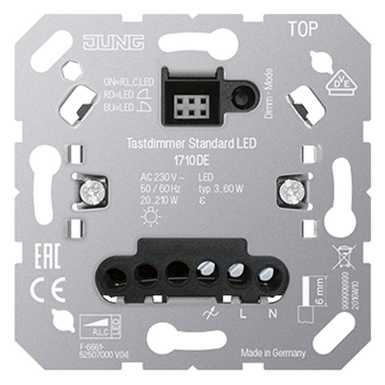 Jung Tastdimmer Standard LED 1710DE, Unterputz, Basiselement