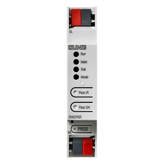 Jung Bereichs-/Linienkoppler 214201SR, 1 TE, REG