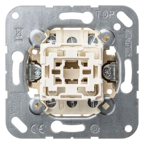 Jung Taster, 2-pol. Wechsler, 533-2 U, 10 A 250 V, Unterputz