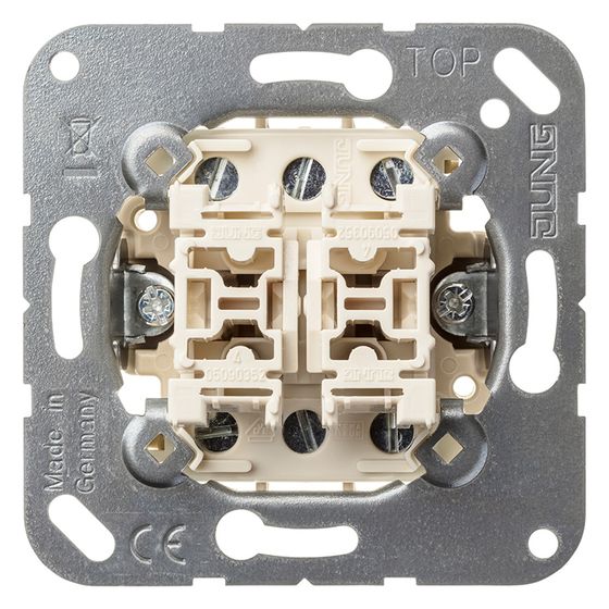 Jung Doppeltaster 539U, 10A 250V, Unterputz