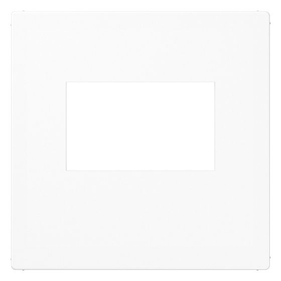 Jung Abdeckung Serie AS/A A1569USBWW, 55x55mm, Thermoplast, Alpinweiß
