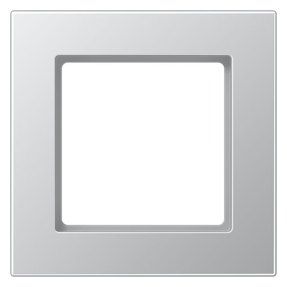 Jung Rahmen A 550, 1fach, Thermoplast lackiert, Aluminium