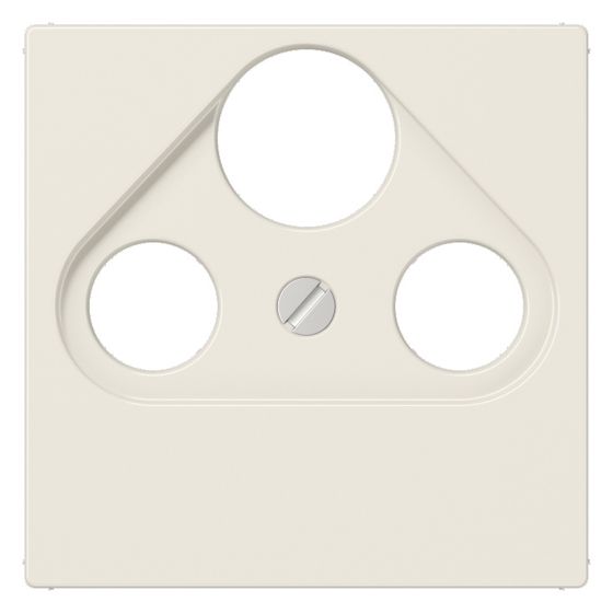 Jung Abdeckung für Universal-SAT/BK-Dosen AS, 55x55mm, Duroplast, Weiß