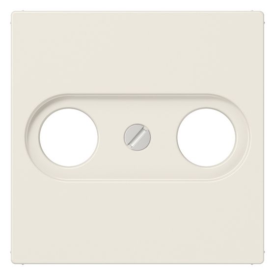 Jung Abdeckung für Antennendosen AS A561PLTV, 55x55mm, Duroplast, Weiß