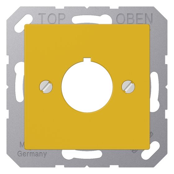 Jung Abdeckung für Befehlsgeräte AS/A A564GE, 22,5mm, Duroplast, Gelb