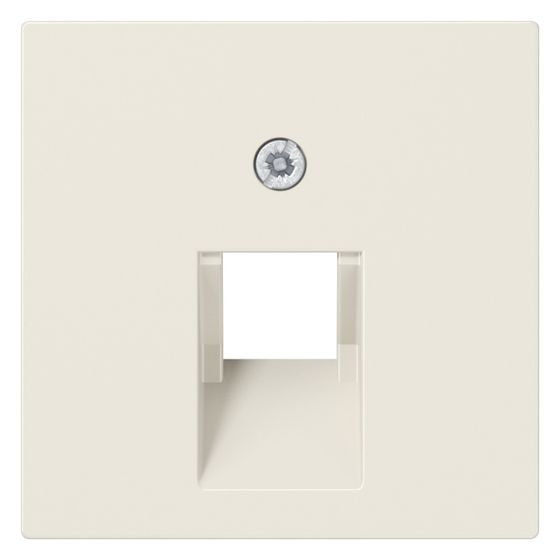 Jung Abdeckung für IAE/UAE-Anschlussdosen Serie AS A569-1PLUA, 55x55mm, Duroplast, Weiß