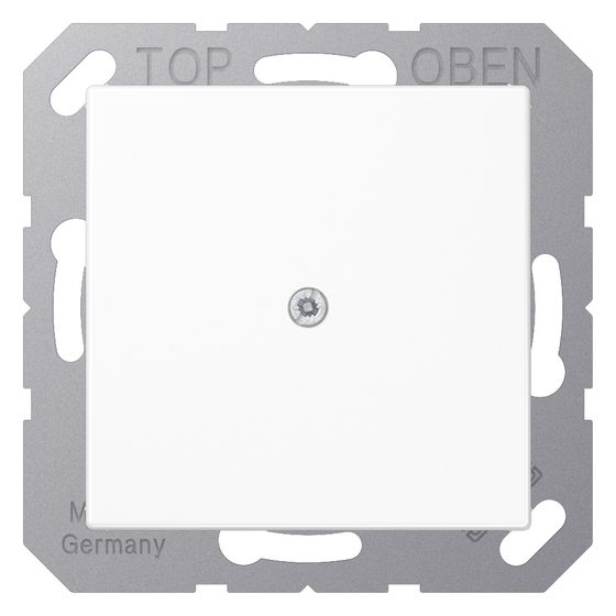 Jung Leitungsauslass Serie A A590AWW, 55x55mm, Duroplast, Alpinweiß