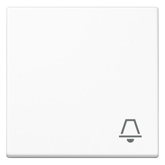 Jung Wippe A 590 K WW, 55x55mm, Duroplast, Alpinweiß