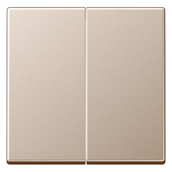 Jung Wippe 2fach Serie A A595CH, 55x55mm, Duroplast lackiert, Champagner