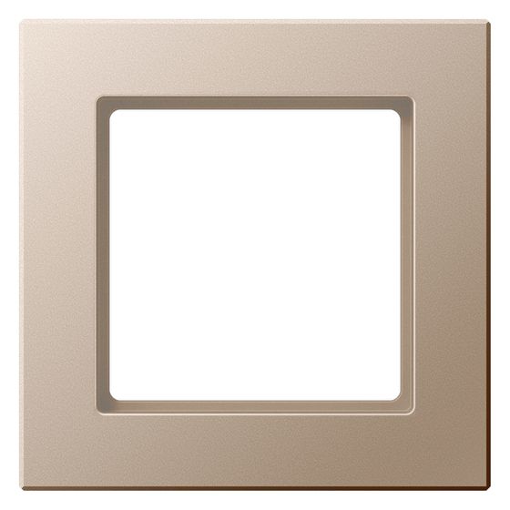 Jung Rahmen 1fach A CREATION, 84x84mm, Duroplast lackiert, Champagner