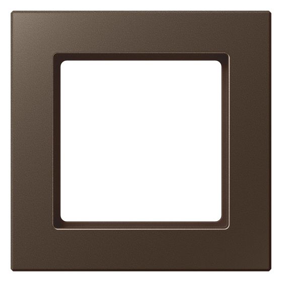Jung Rahmen 1fach, A CREATION, 84x84mm, Duroplast lackiert, Mokka