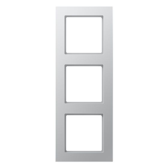 Jung Rahmen 3fach A CREATION AC 583 AL, 84x226mm, Duroplast lackiert, Aluminium