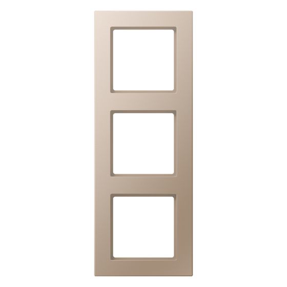 Jung Rahmen 3fach A CREATION, 84x226mm, Duroplast lackiert, Champagner