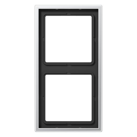 Jung Abdeckrahmen LS 990, 2fach, Aluminium, 81x152mm