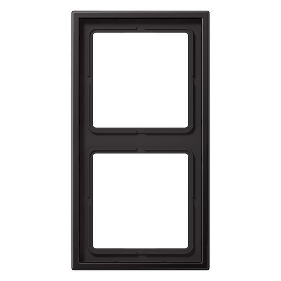 Jung Abdeckrahmen LS 990 AL2982D, 2fach, Aluminium lackiert, Dark