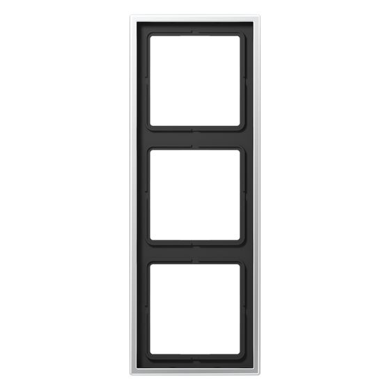 Jung Abdeckrahmen LS 990, 3fach, 81x223mm, Metall, Aluminium
