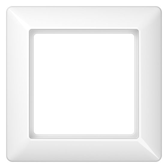 Jung Rahmen AS 500 AS581WW, 1fach, Duroplast, Alpinweiß