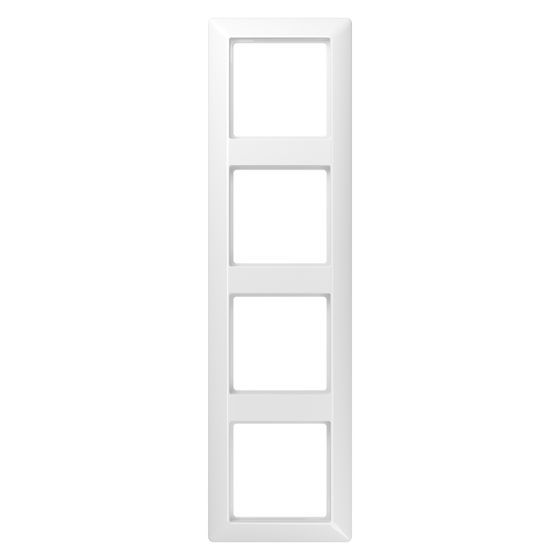 Jung Rahmen AS 500 AS584WW 4fach, 80,5x293,5mm, Duroplast, Alpinweiß
