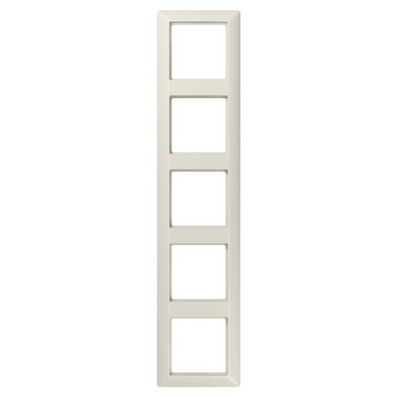 Jung Rahmen 5fach AS 500, 80,5x364,5mm, Duroplast, Weiß